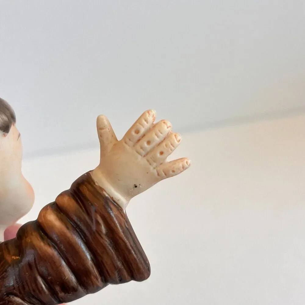 Vintage Monk or Friar Bell Porcelain Enesco?